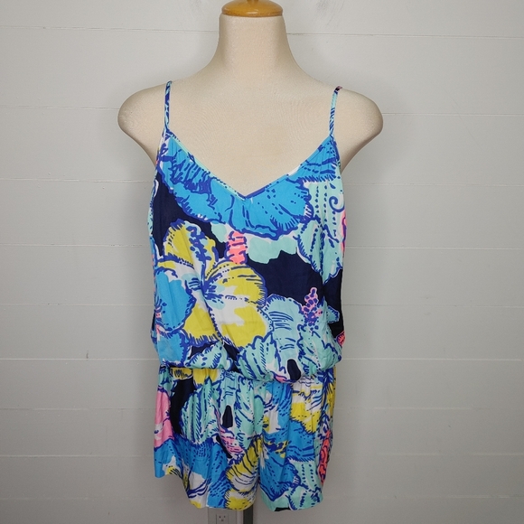 Lilly Pulitzer Deanna romper size L - Picture 4 of 16